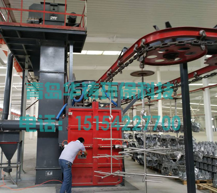 懸鏈式拋丸機結構圖 懸鏈式拋丸機結構圖