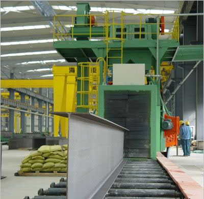 工字鋼除銹設(shè)備施工現(xiàn)場(chǎng) 工字鋼除銹設(shè)備施工現(xiàn)場(chǎng)