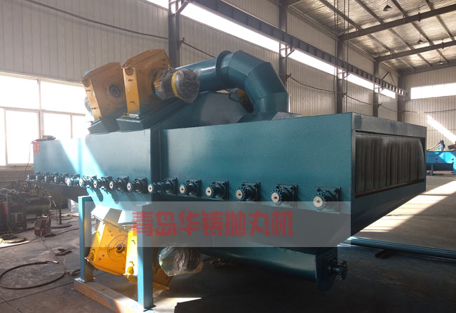 圖一，八個拋頭拋丸機(jī)