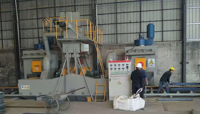 網架通過式拋丸機 網架通過式拋丸機