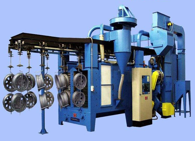 掛鉤式的車輪拋丸機 掛鉤式的車輪拋丸機