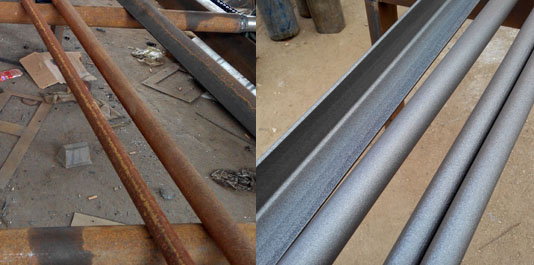 拋丸機(jī)除銹級(jí)別Sa2.5圖片 拋丸機(jī)除銹級(jí)別Sa2.5圖片