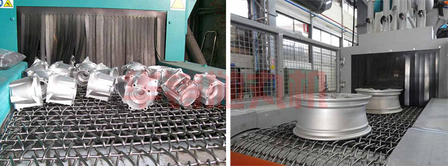 小型網帶通過式拋丸機 小型網帶通過式拋丸機